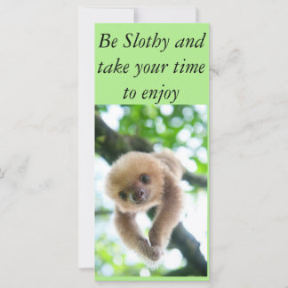 A sloth card