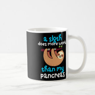 A Sloth Does More Work Than My Pancreas Diabetes A Coffee Mug