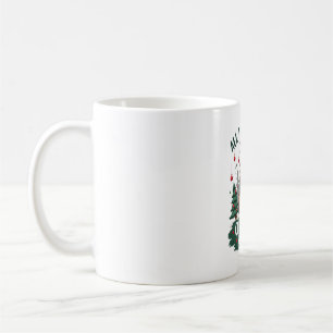 A Sloth For Christmas. Cute, Christmas Sloth With  Coffee Mug