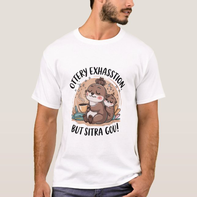 A Sloth Wild Animal Tired T-Shirt (Front)