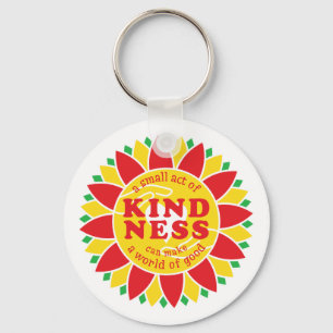 A small act of kindness can make a world of good! keychain