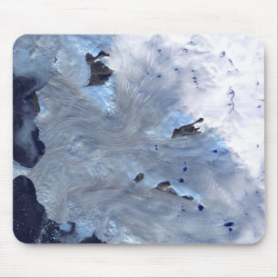 A small field of glaciers surrounds Baffin Bay Mouse Pad