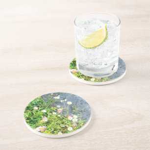 a small flower   coaster