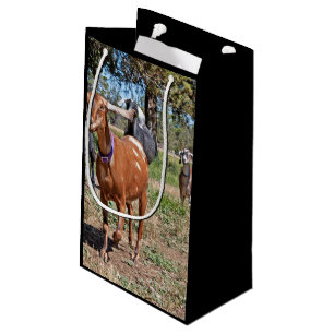 A Small Herd Of Running Goats Gift Bag
