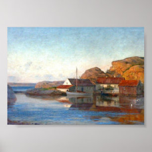 A Small Norwegian Inlet Poster