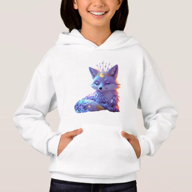A small Star Whisper Moonlit Fox sleeping peaceful (Front)
