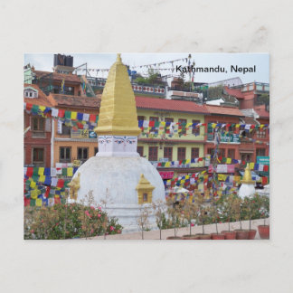 A Small Stupa in Kathmandu Postcard