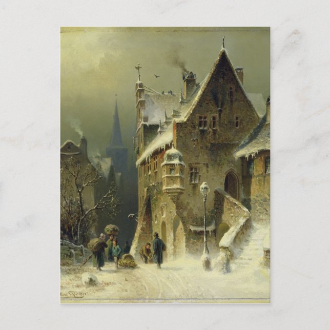 A Small Town in the Rhine Postcard (Front)