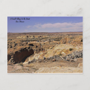 A Small Village In The New Mexico Desert Postcard