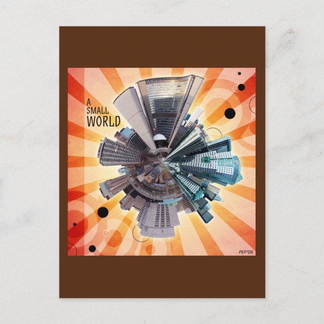 A Small World Postcard (Front)
