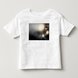 A smash-up of galaxies toddler t-shirt