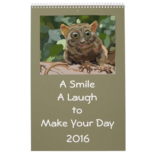 A Smile, A Laugh, To Light Your Day 2016 long Calendar (Cover)