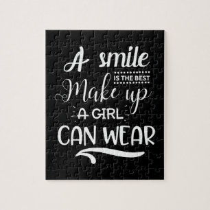 A Smile Is The Best Makeup Jigsaw Puzzle
