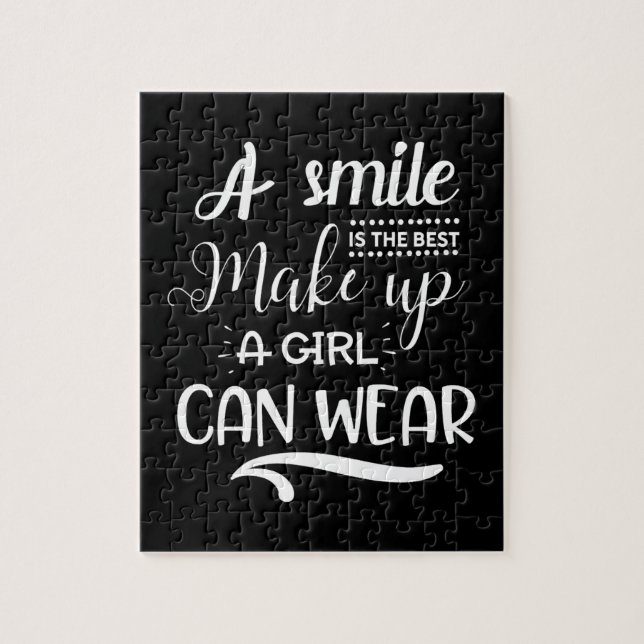 A Smile Is The Best Makeup Jigsaw Puzzle (Vertical)