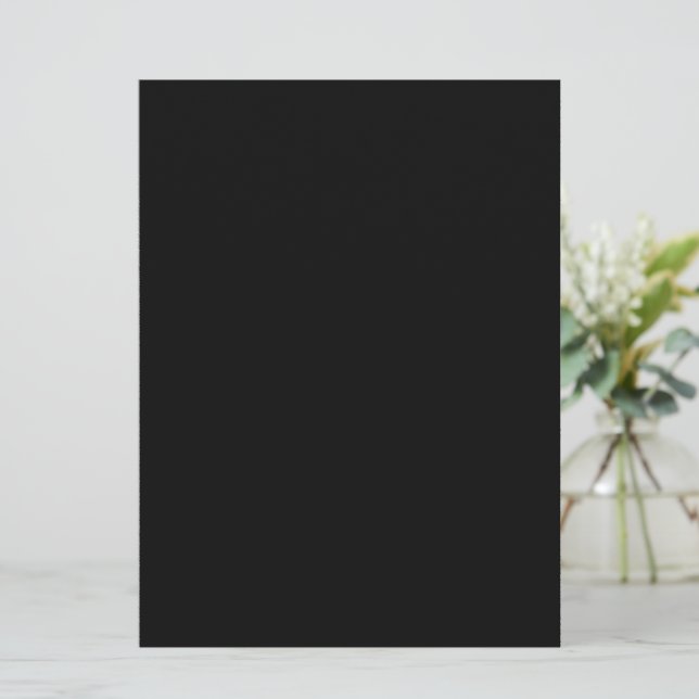 A smooth solid black background fills the image card (Standing Front)