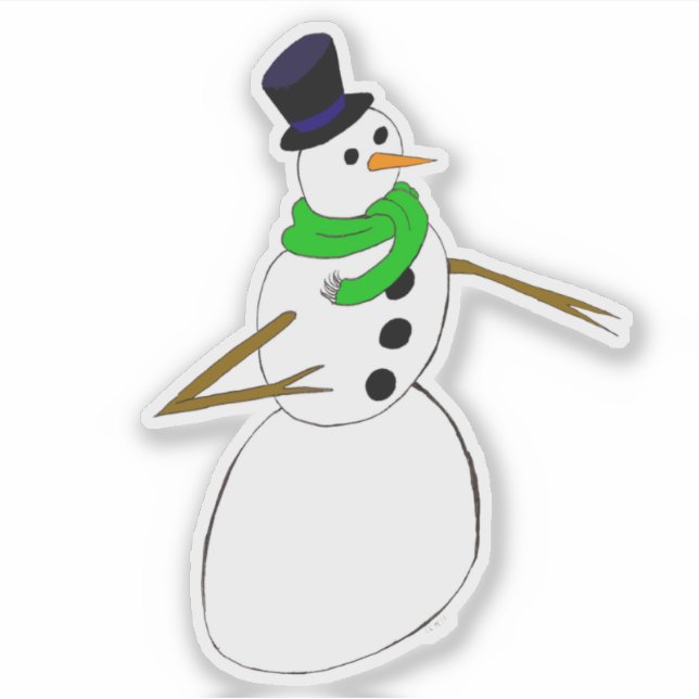 a snowman     (Front)