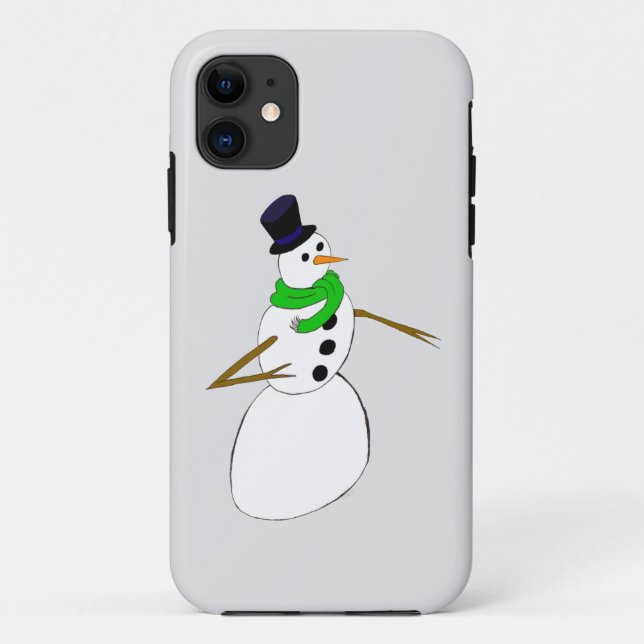 a snowman   Case-Mate iPhone case (Back)