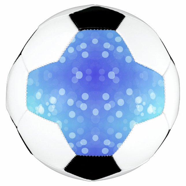 A soccer ball design featuring white and black  (Front)