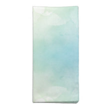 A soft gradient napkin featuring pastel shades 