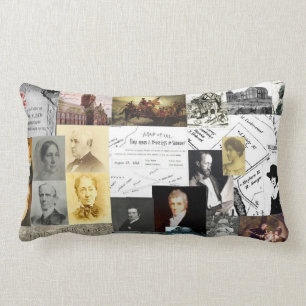 A Soft History Lesson Lumbar Pillow
