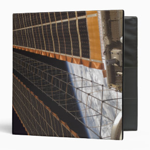 A solar array wing binder