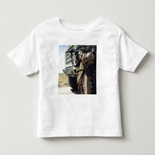 A soldier provides security for Marines Toddler T-shirt