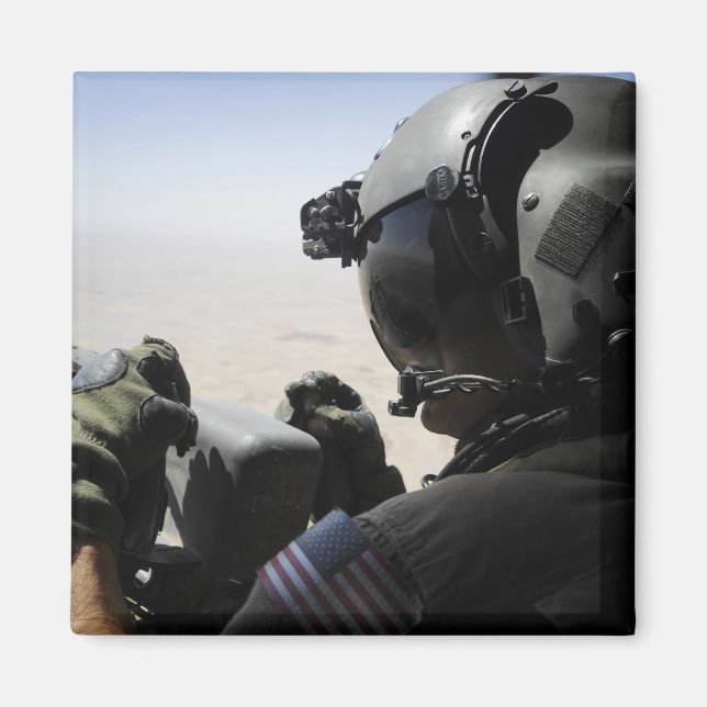A soldier provides security magnet (Front)