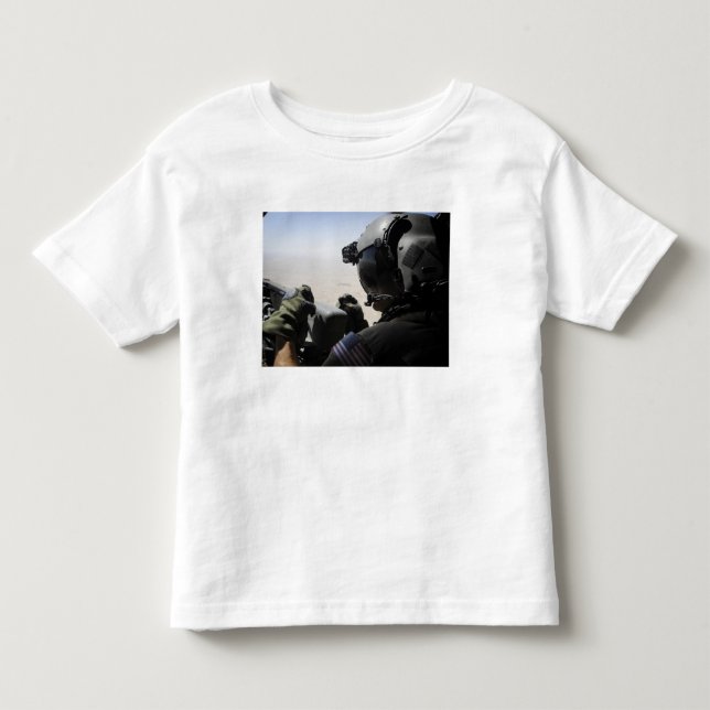 A soldier provides security toddler t-shirt (Front)