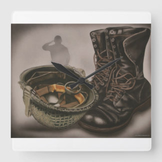 A soldier themed military clock
