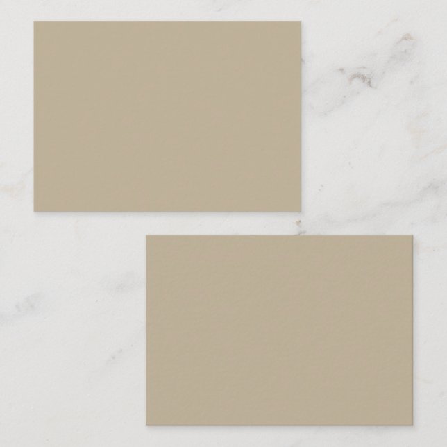 A solid brown background with a smooth, uniform te appointment card (Front/Back)