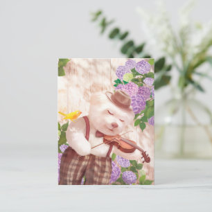 A Song for You Invitation Postcard