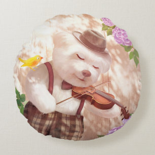 A Song for You Round Pillow