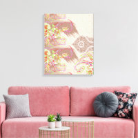 A sophisticated floral arrangement with ornate det