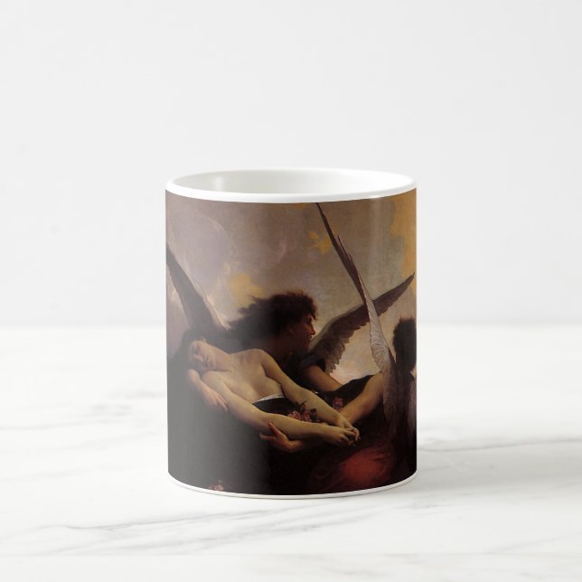 A Soul Brought to Heaven by Bouguereau Coffee Mug (Center)