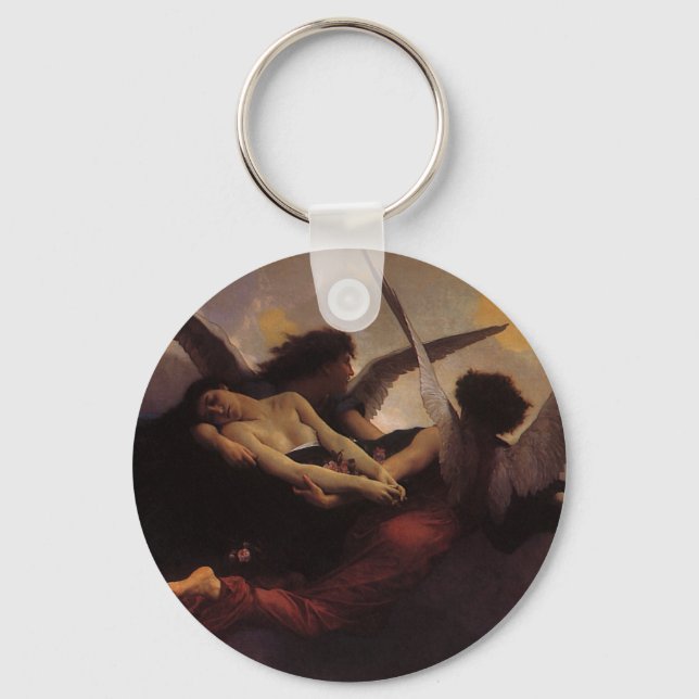 A Soul Brought to Heaven by Bouguereau Keychain (Front)
