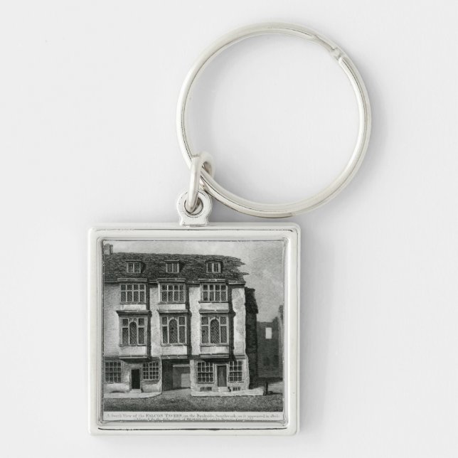 A South View of the Falcon Tavern Keychain (Front)
