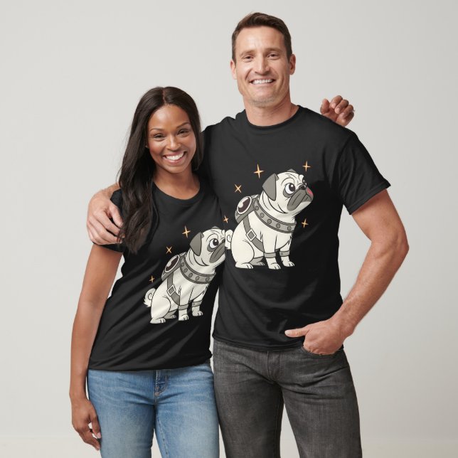 A Space Dog's Cosmic Journey T-Shirt (Unisex)