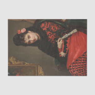 A Spanish Rose by John Bagnold Burgess Tissue Paper