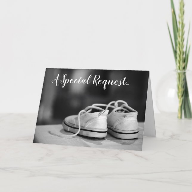 A Special Request Godparent Proposal Card (Front)