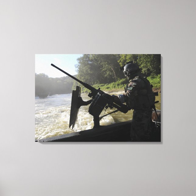 A Special Warfare Combatant-craft Crewman Canvas Print (Front)