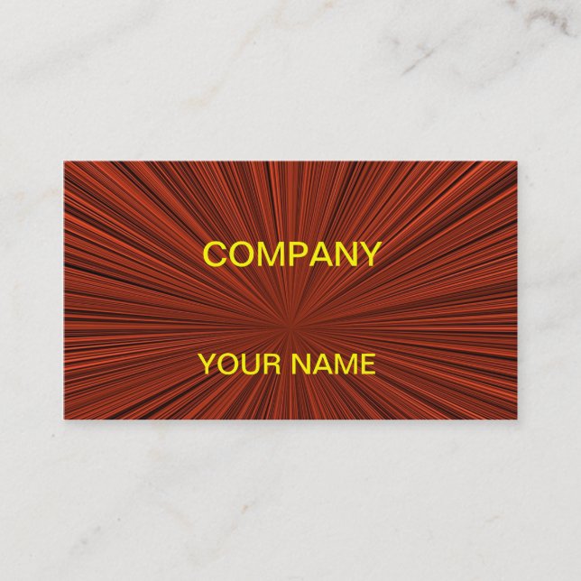 A spectacular red card ready to customize (Front)