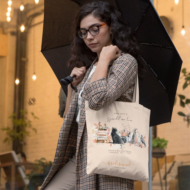 A Spell | Halloween Bridal Shower  Tote Bag (Creator Uploaded)