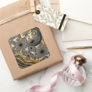 A Spherical Ballet in Silver and Gold Sticker