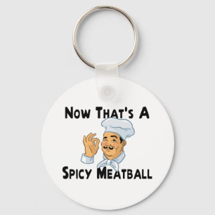 A Spicy Meatball Keychain