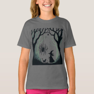 A Spider A Witch And A Woodland Cut-Out  T-Shirt