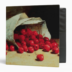A spilled bag of cherries binder