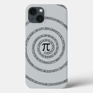 A sPIral for Pi Click Customize Change Grey Colour iPhone 13 Case