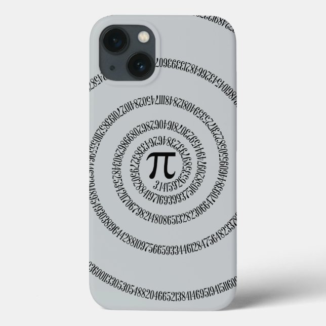 A sPIral for Pi Click Customize Change Grey Colour Case-Mate iPhone Case (Back)