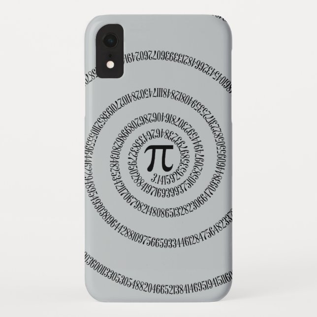 A sPIral for Pi Click Customize Change Grey Colour Case-Mate iPhone Case (Back)