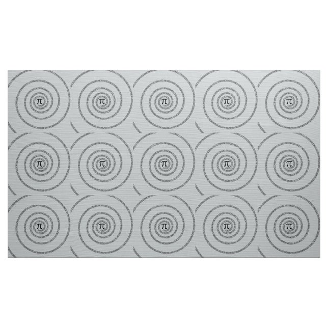 A sPIral for Pi Click Customize Change Grey Colour Fabric (Yard)